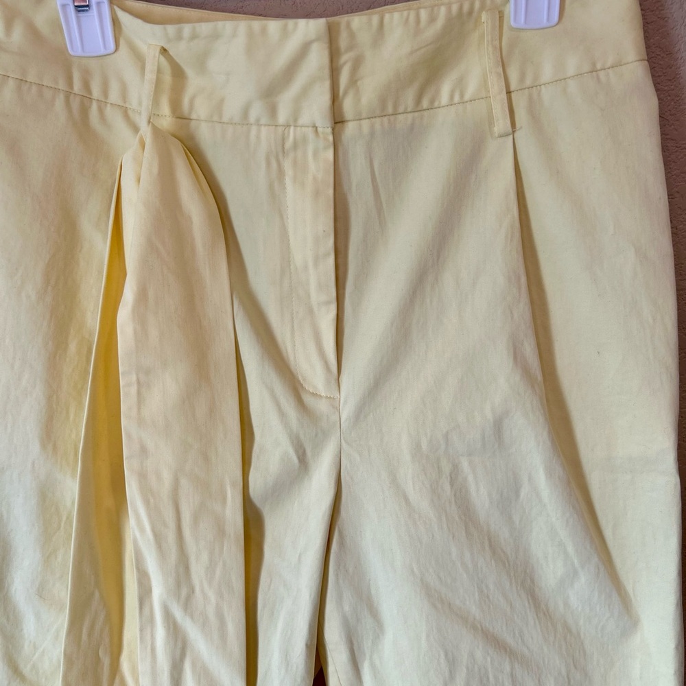 Antonio Melani Light Yellow Pants with Bow Size 10 NWOT - Picture 4 of 8